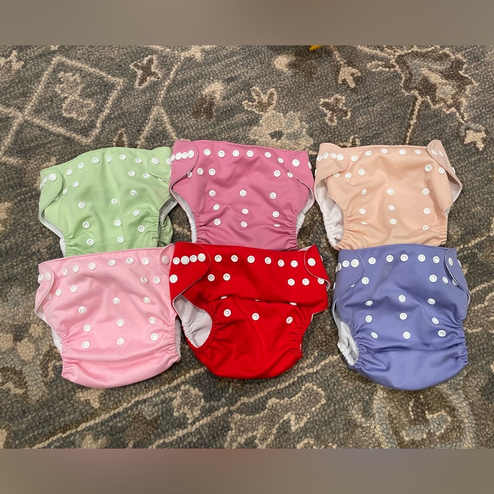 6 Cloth Diapers and Accessories!!